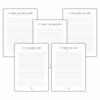Postpartum Bundle – Letter Collection