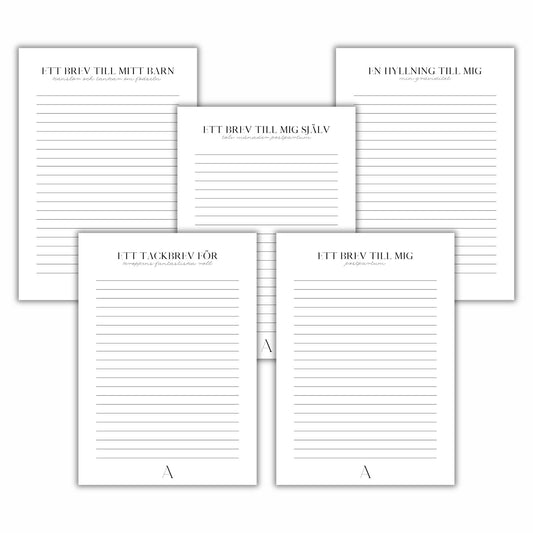 Postpartum Bundle – Letter Collection